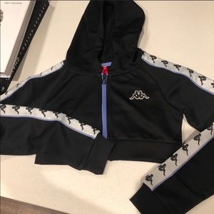 Kappa cropped hoodie